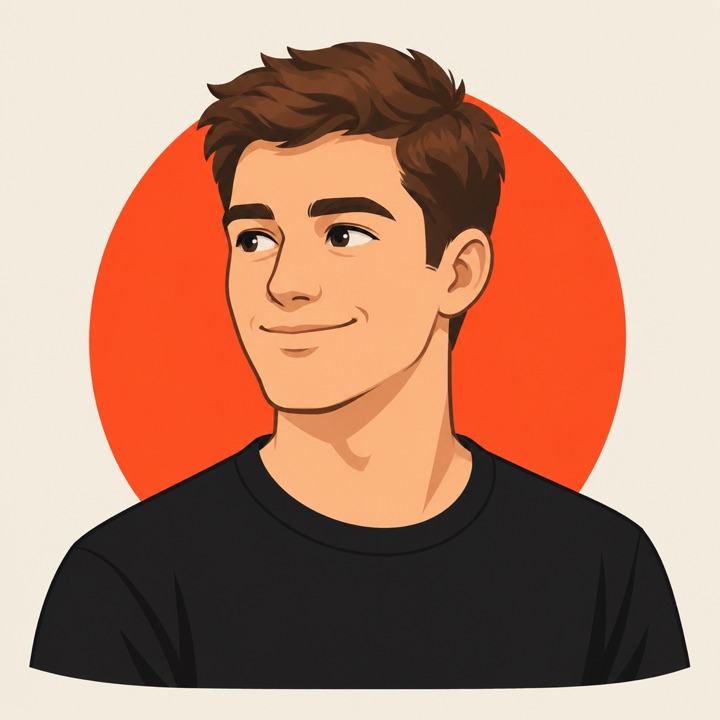 Cartoon portrait of Matthew M.